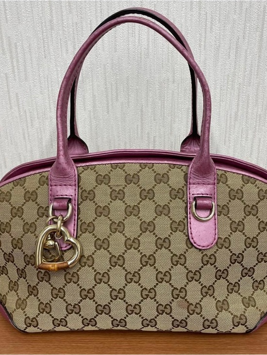 Gucci Handbags - SOLD Gucci GG Canvas Heart Bit Bag